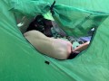 Fucked in 69 position in a tent in the forest - Ikasmoks
