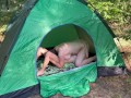 Fucked in 69 position in a tent in the forest - Ikasmoks
