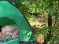 Fucked in 69 position in a tent in the forest - Ikasmoks