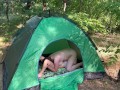 Fucked in 69 position in a tent in the forest - Ikasmoks