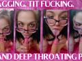 Gagging, Tit Fucking and Deep Throating POV