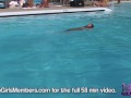 Exotic Dancers Work It Poolside At The Miss Nude