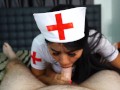 Sexy Thai Nurse Sucks Cock with CIM