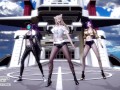 [MMD] CLC - Helicopter Ahri Akali Kaisa Seraphine Sexy Kpop Dance League of Legends KDA