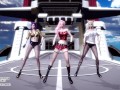 [MMD] CLC - Helicopter Ahri Akali Kaisa Seraphine Sexy Kpop Dance League of Legends KDA