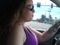 Pretty Milf Cruising In Pickup Truck