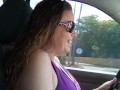 Pretty Milf Cruising In Pickup Truck