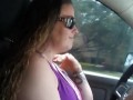 Pretty Milf Cruising In Pickup Truck