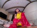 Brunette Babe Violet Starr As Faye Valentine Is Determined To Fuck You