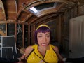 Brunette Babe Violet Starr As Faye Valentine Is Determined To Fuck You