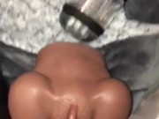 Compilation of a Quickie with my fake pussy toys until I cum for you