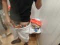 I follow an unknown girl in the clothing store and she sucks my dick in the fitting rooms