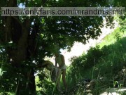Hot Russian MILF sucked off a stranger in nature and let herself be fucked