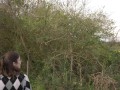 Petite horny teen fucked in public park - Almost caught! - Outdoor amateur sex