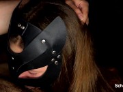 Как Тебе Моя Новая Масочка ? Её Горловые Способности... Кончил В Горло