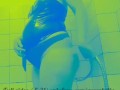 Czech did anal enema shower in latex body.Extreme belly inflation.Water belly bulge/pregnant belly.