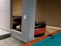 Gordita argentina siendo garchada arriba de una mesa de pool le rompen toda la colita casero