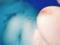 Floating titties! Sexy water boobs.