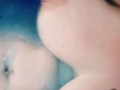 Floating titties! Sexy water boobs.
