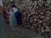 i masturbate while i catch a sexy lady watching porn, and she sees me cum