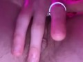 Fingering my teen pussy and tasting my own cum