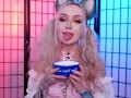 Kitty girl serves daddy with her small wet pussy - CUT version