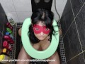 Hard toilet slave training!