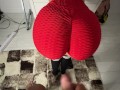 Fitness model looking for a sports bra / I cum on amazing ass in yoga pants/Candyluxxx