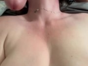 Johnholmesjunior tittyfucks Michaela McKenzie huge tits while he fucks her tight pussy raw