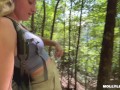 Fucking With a Beautiful View on a Hike - Molly Pills - POV 4K