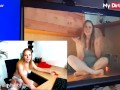 MyDirtyHobby - Mia_Adler Takes A View Of Her Older Porn Videos & She Gets Horny Again