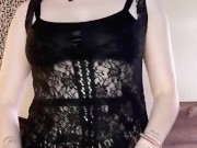 stroke that cock like my pussy would - loving cum with me JOI - goth gf dirty talk