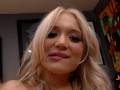 Anal POV small tits tattooed teen gets fucked by her lover