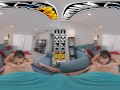 VIRTUALPORN - Curvy Latin MILF Carmela Clutch Stays On Top Of Stepson And Shows Him Some Tough Love #VR