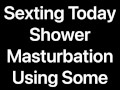 shower masturbation with some ass to mouth using suction cup dildos