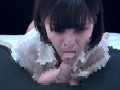 純粋そうな彼女が「においに興奮する…」エロチ〇ポをクンクンしながらフェラ　口内射精