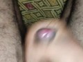 Handjob/ cumming on bed