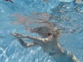 Mimi Cica again shows how sexy she can swim