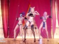 [MMD] Loona - PTT (Paint The Town) Sexy Kpop Dance Ahri Akali Seraphine League of Legends KDA