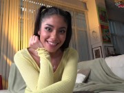 Xxlayna Marie sucks off Mr. POV in this point of view blowjob video "Desperately Horny!"