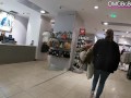 Amateur BBW with huge tits shopping