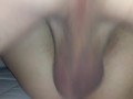 Balls slapping my ass and creampies gapping pussy