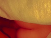 Brunette Girlfriend Backs her Ass up onto her Boyfriend’s cock 