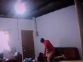 Venezuelan fucks with her housemate on the couch, good sex 
