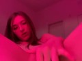 Cute 19 year old slut playing with pink pussy