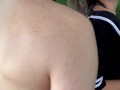 Husband shares wife with teammate after losing baseball game bet / Public fucking / Amateur hotwife