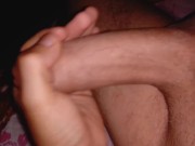 Jugando Con Mi Polla Un Rato En La Cama