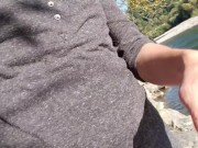 A Girl Piss by the River