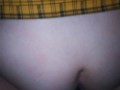 Beautiful schoolgirl opens her ass to ride my cock, she fucks good 🤤😈👌