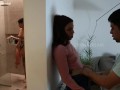 Mi cuñada quiere sexo mientras mi esposa esta en la ducha 😈 ft. SteffCrime